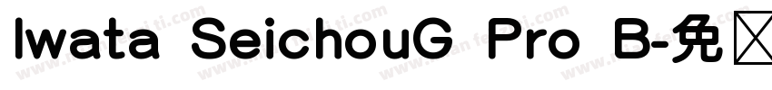 Iwata SeichouG Pro B字体转换